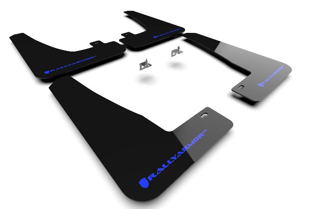 2022-2024 Tesla X Mud Flap Kit (Rally Armor)
