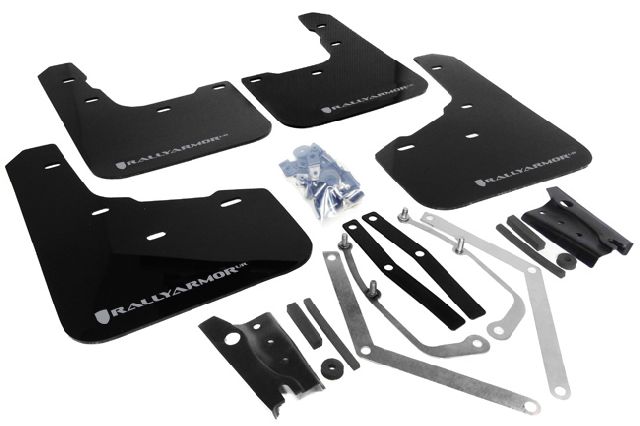 2014-2019 Ford Fiesta Mud Flap Kit -  or Front and Rear (Rally Armor)