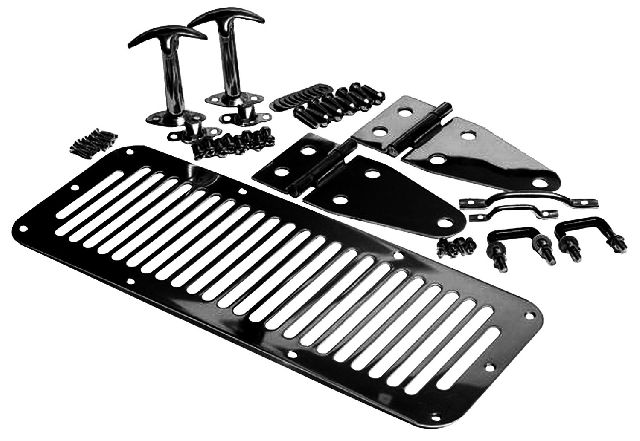 1987-1995 Jeep Wrangler Hood Appearance Set (Rampage)