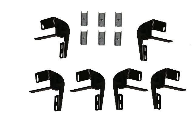 2007-2017 Jeep Wrangler Step Nerf Bar Mount Kit (Rampage)