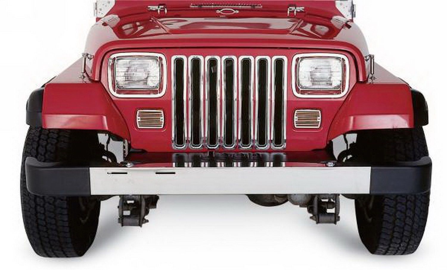 2006, 2005, 2004, 2003, 2002, 2001, 2000, 1999, 1998, 1997 Jeep Wrangler Grille Insert