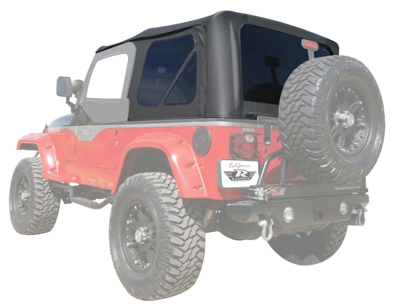 2006, 2005, 2004, 2003, 2002, 2001, 2000, 1999, 1998, 1997 Jeep Wrangler Soft Top