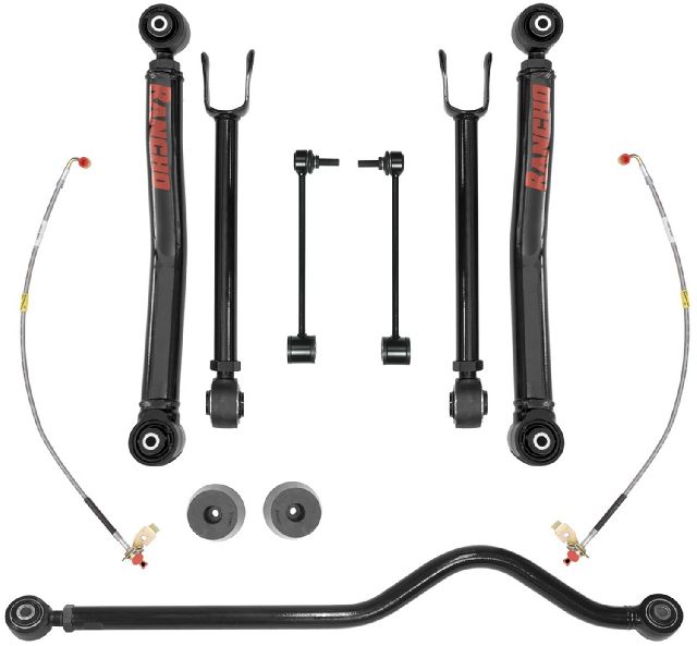 2007-2017 Jeep Wrangler Suspension Lift Kit - Front (Rancho)