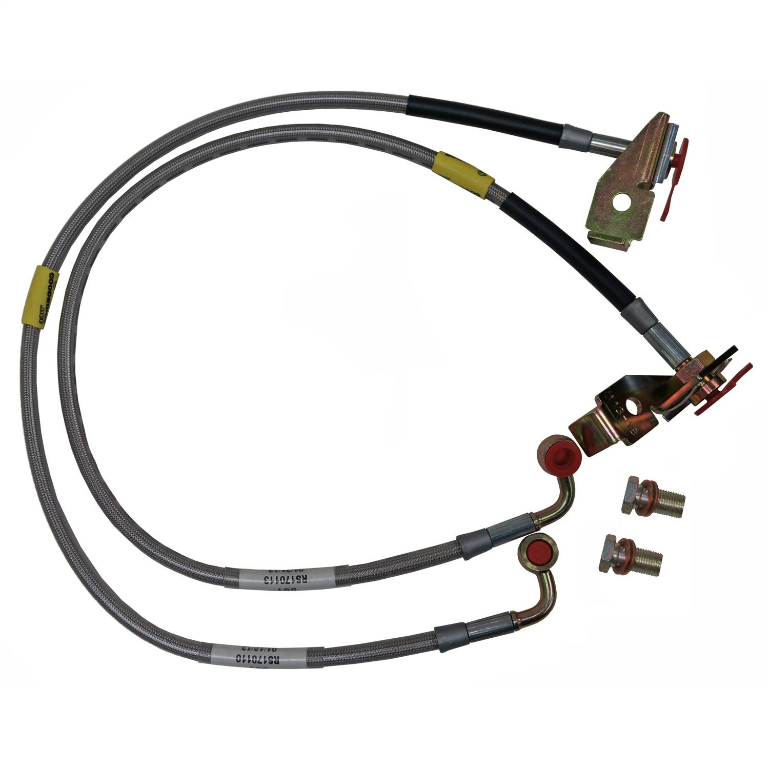 2016, 2015, 2014, 2013, 2012, 2011, 2010, 2009, 2008, 2007 Jeep Wrangler Brake Hydraulic Hose