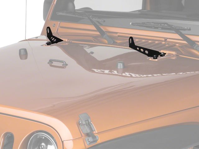 2007-2017 Jeep Wrangler Light Bar Mounting Kit (Raxiom)