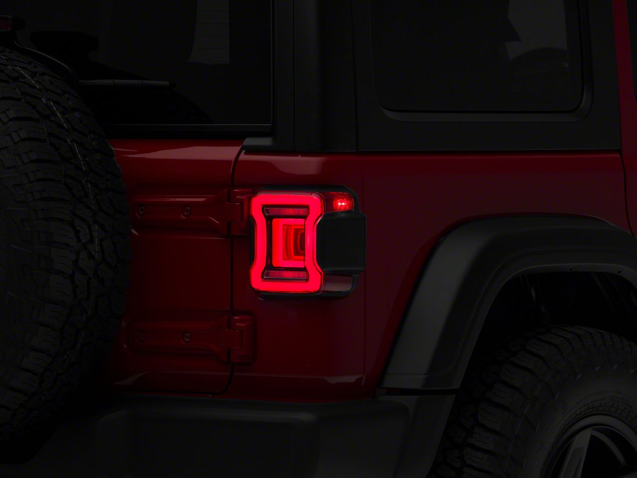 2024, 2023, 2022, 2021, 2020, 2019, 2018 Jeep Wrangler Tail Light