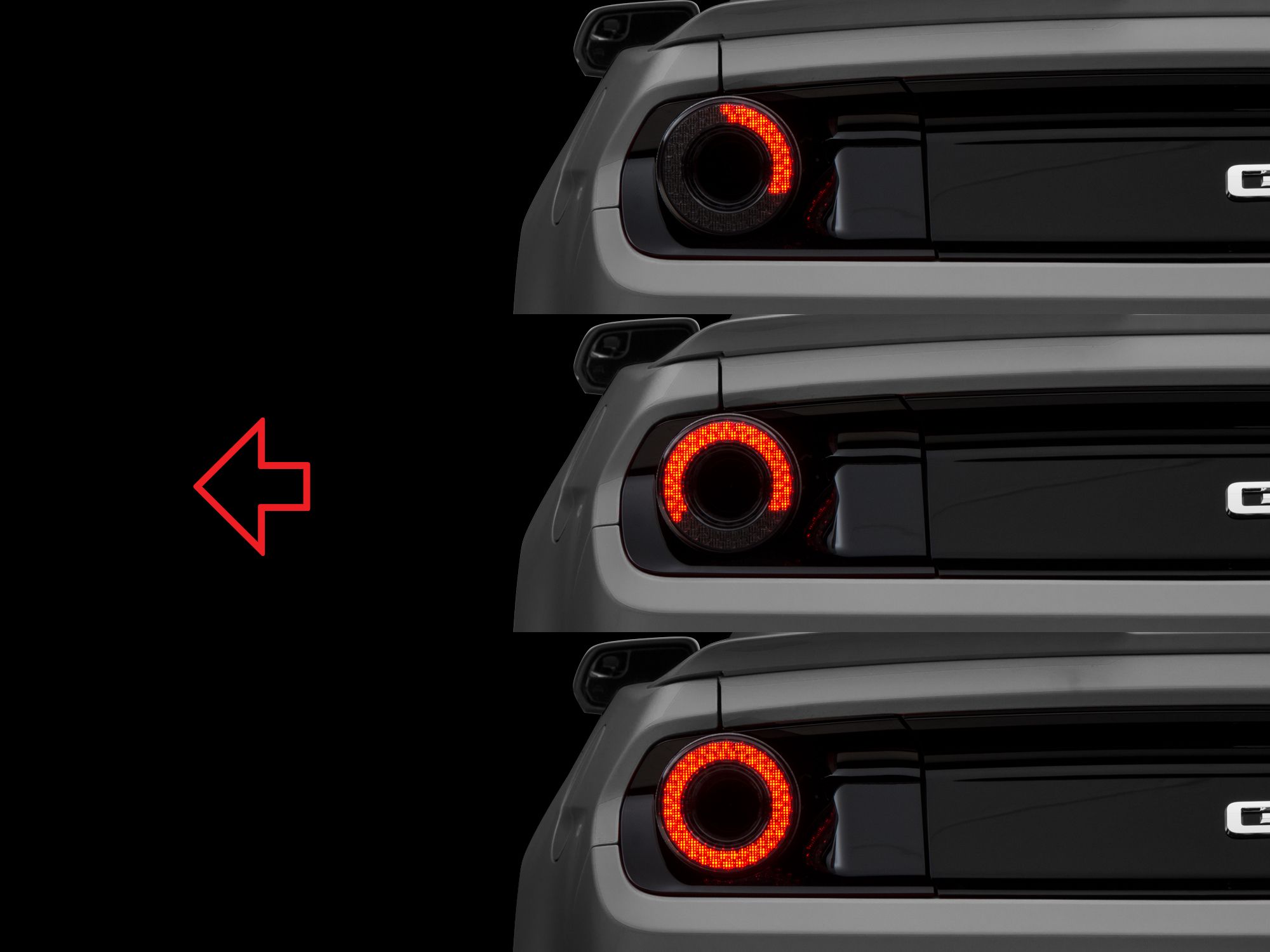 2023, 2022, 2021, 2020, 2019, 2018, 2017, 2016, 2015 Ford Mustang Tail Light