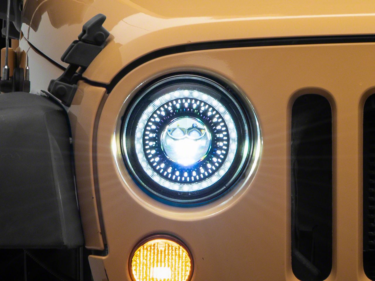 2017, 2016, 2015, 2014, 2013, 2012, 2011, 2010, 2009, 2008, 2007 Jeep Wrangler Headlight