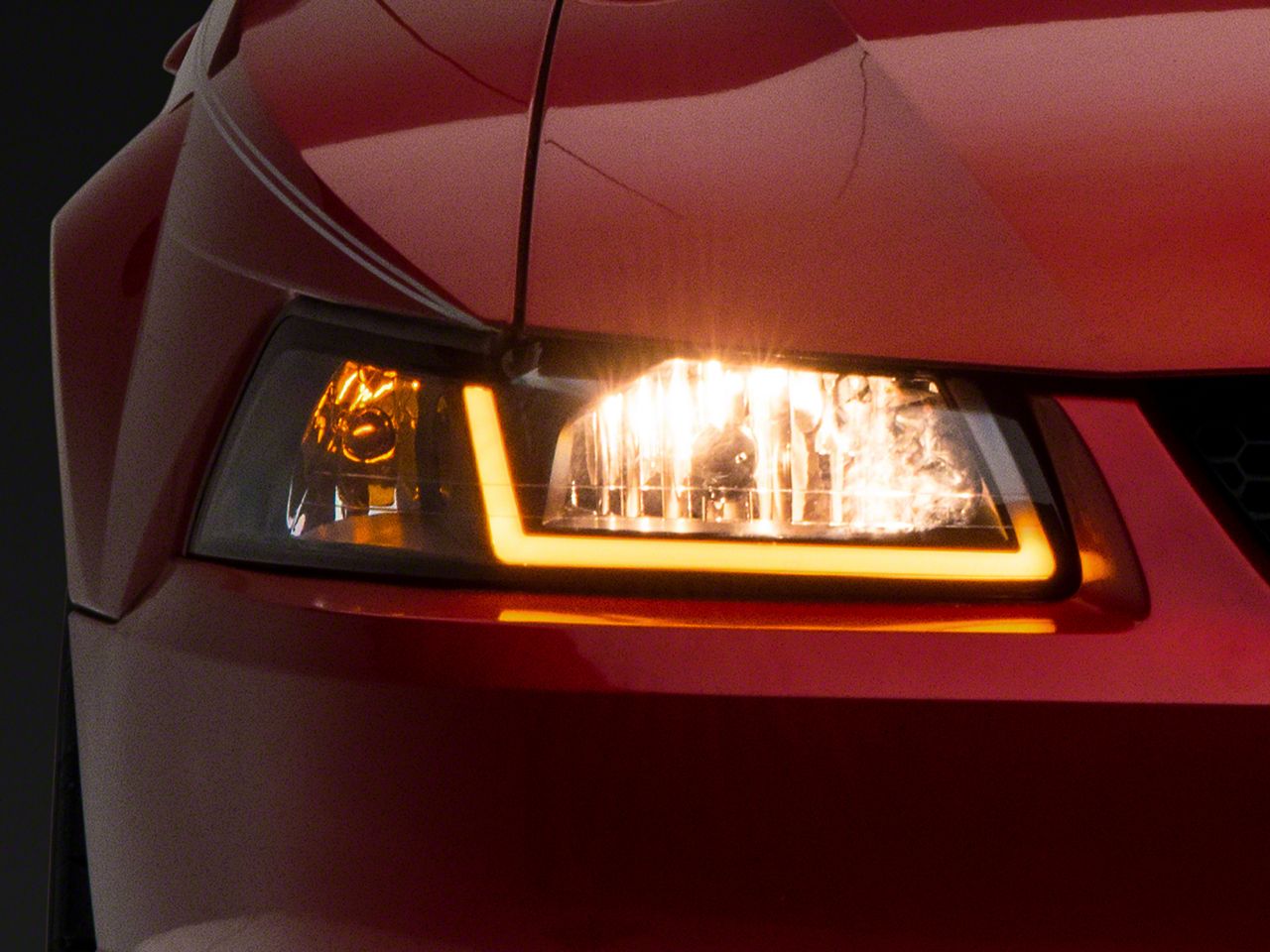2004, 2003, 2002, 2001, 2000, 1999 Ford Mustang Headlight
