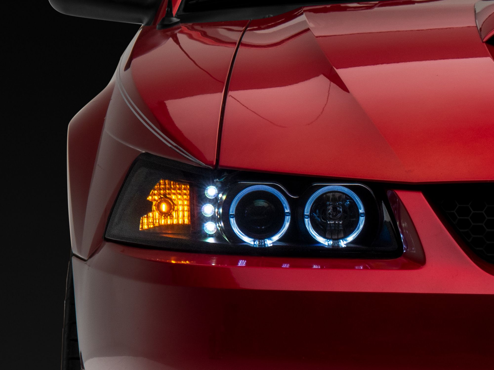 2004, 2003, 2002, 2001, 2000, 1999 Ford Mustang Headlight