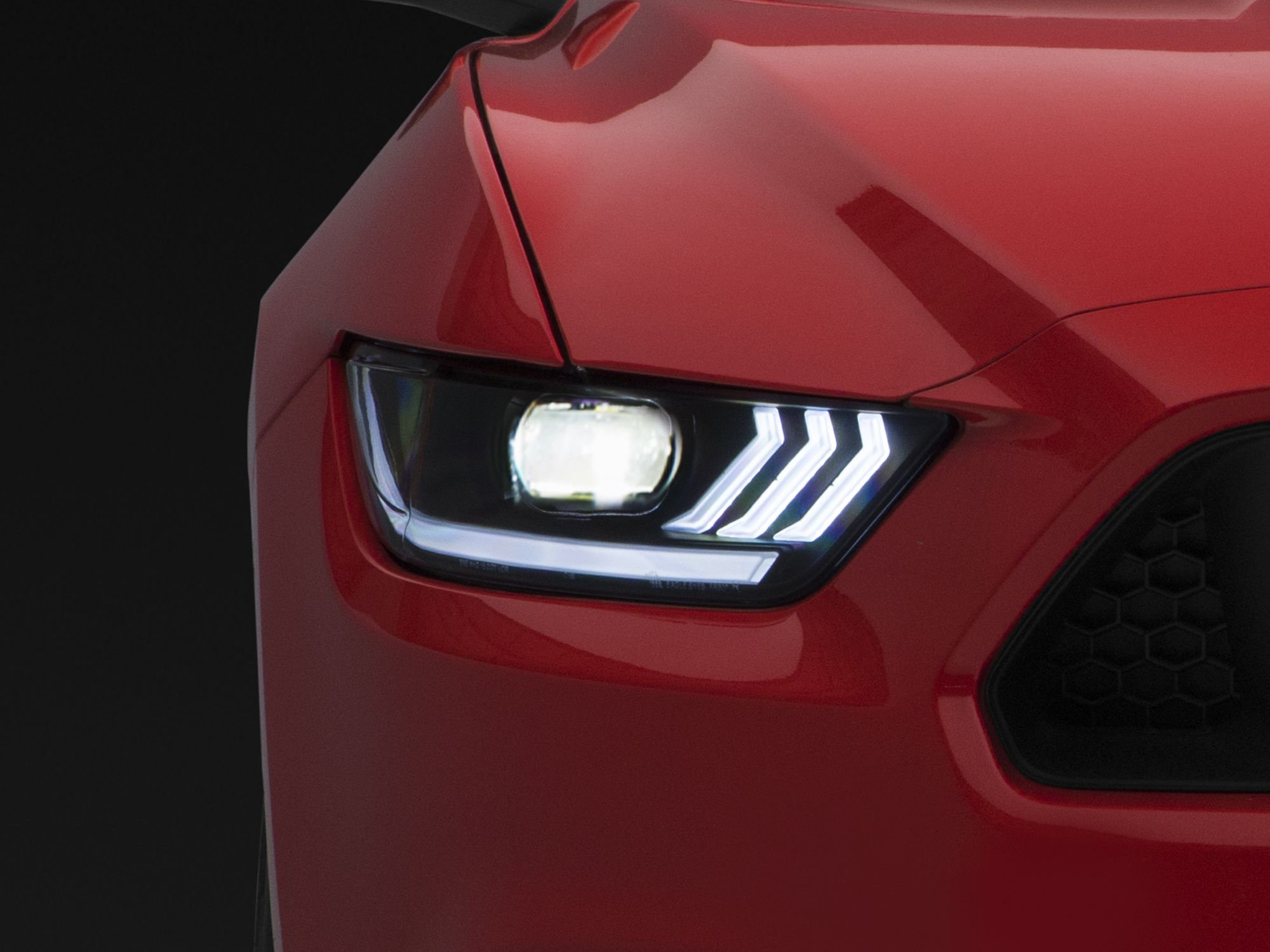 2022, 2021, 2020, 2019, 2018, 2017, 2016, 2015 Ford Mustang Headlight
