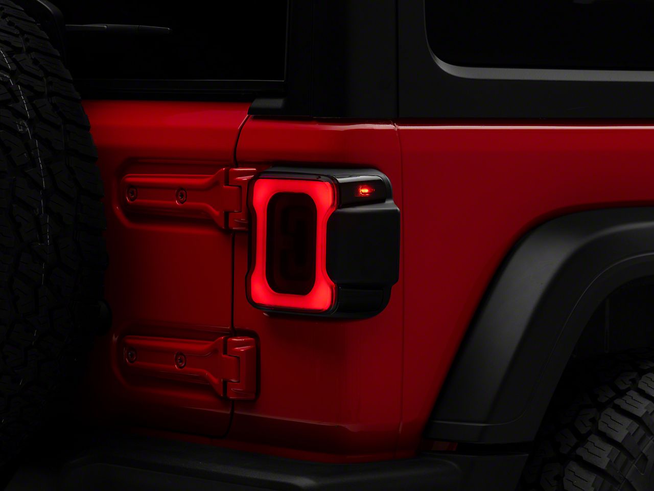 2024, 2023, 2022, 2021, 2020, 2019, 2018 Jeep Wrangler Tail Light