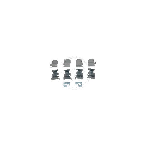 2008-2018 Toyota Land Cruiser Disc Brake Hardware Kit - Rear (Raybestos)