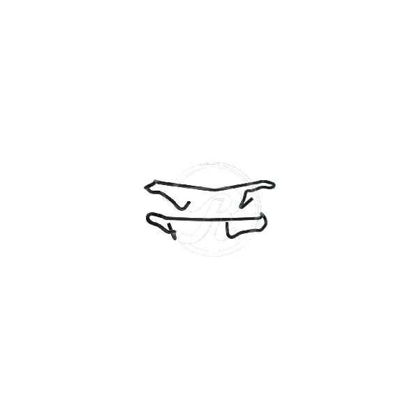 1988-1993 Saab 900 Disc Brake Hardware Kit - Rear (Raybestos)