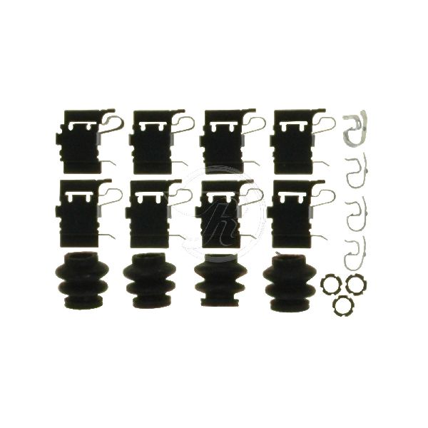 2012 Toyota Prius Disc Brake Hardware Kit - Rear (Raybestos)
