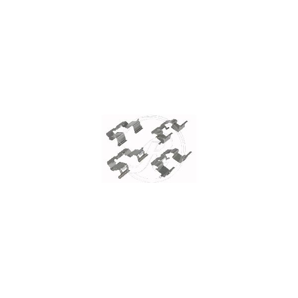 2000-2001 Toyota Echo Disc Brake Hardware Kit - Front (Raybestos)