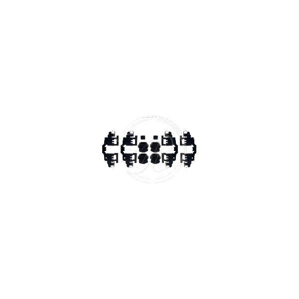 2009-2010 Pontiac Vibe Disc Brake Hardware Kit - Rear (Raybestos)
