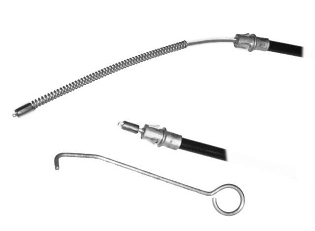 1990-1993 Dodge Caravan Parking Brake Cable - Rear Left (Raybestos)