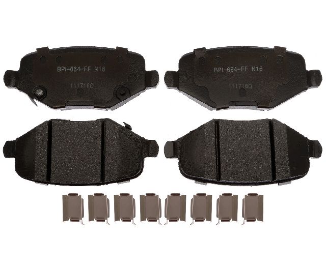 2012-2016 Chrysler Town &amp; Country Disc Brake Pad Set - Rear (Raybestos)