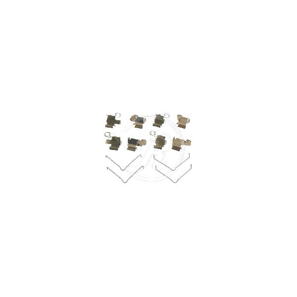 1990-2000 Lexus LS400 Disc Brake Hardware Kit - Rear (Raybestos)