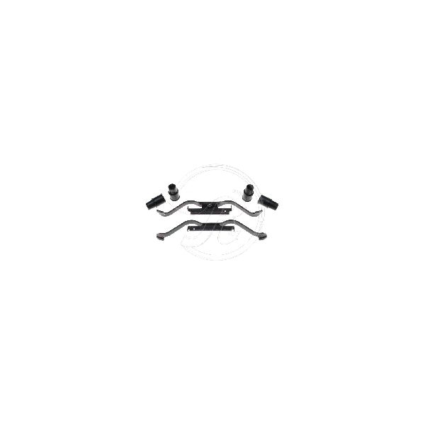 2000-2002 Dodge Durango Disc Brake Hardware Kit - Front (Raybestos)