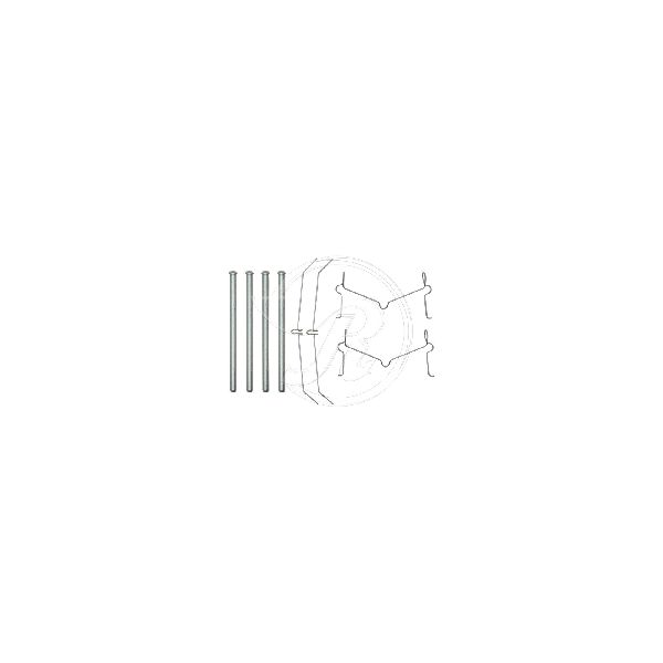 2010-2021 Lexus GX460 Disc Brake Hardware Kit - Front (Raybestos)