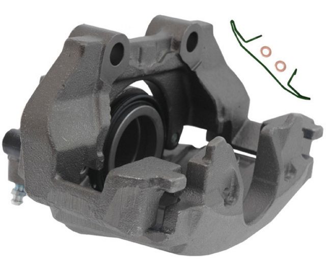 2006-2007 Saturn Ion Disc Brake Caliper - Front Left (Raybestos)