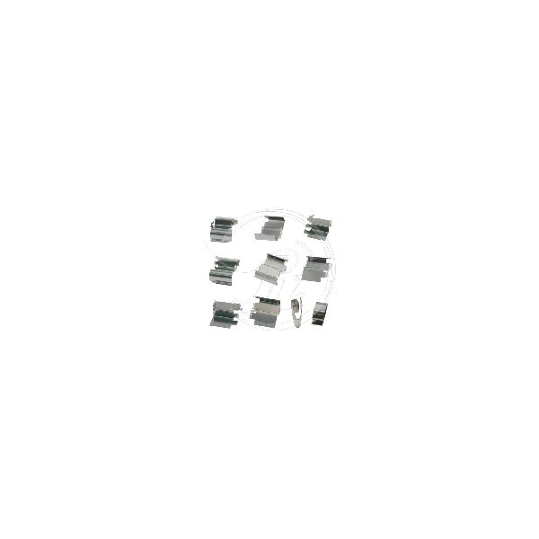 2000-2006 Mazda MPV Disc Brake Hardware Kit - Front (Raybestos)