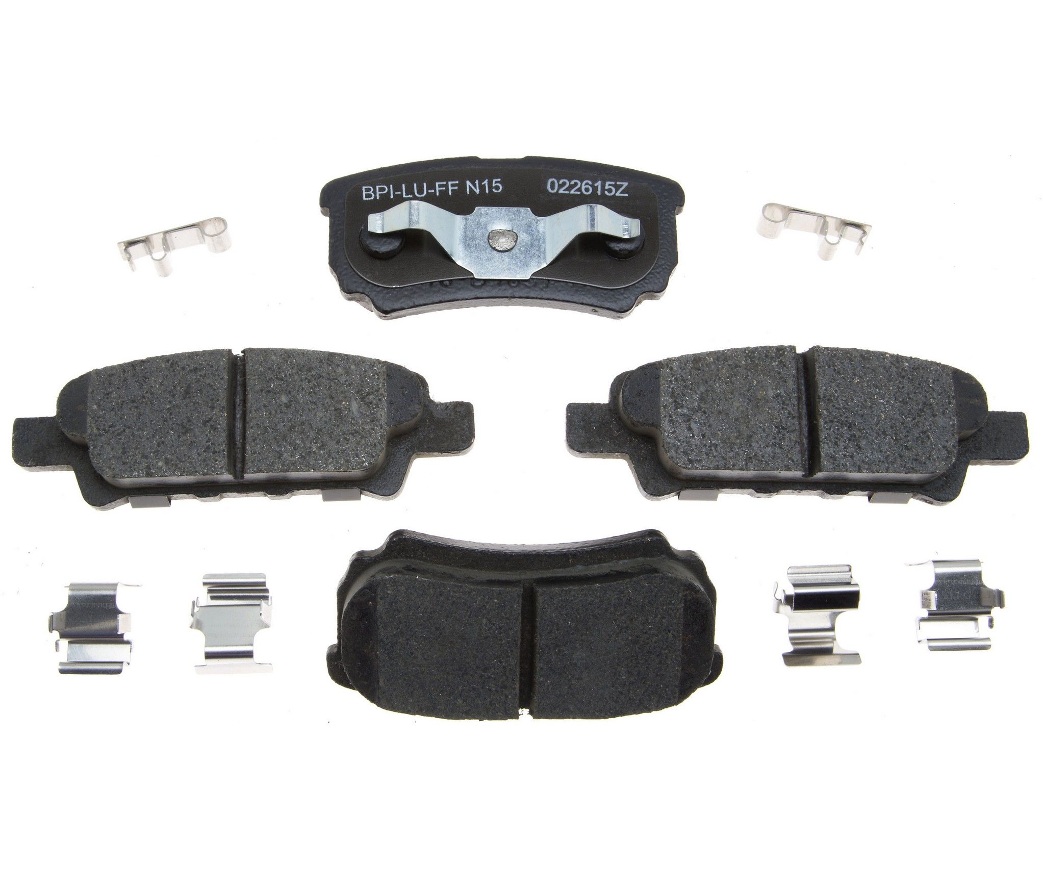 2017, 2016, 2015, 2014, 2013, 2012, 2011, 2010, 2009, 2008, 2007 Jeep Compass Disc Brake Pad Set