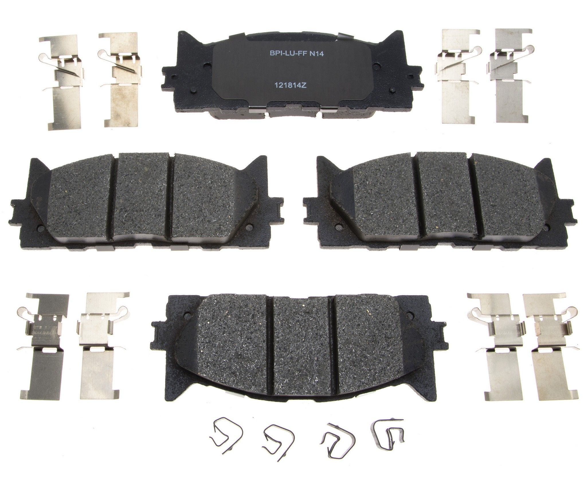 2018, 2017, 2016, 2015, 2014, 2013, 2012, 2011, 2010, 2009, 2008, 2007 Lexus ES350 Disc Brake Pad Set