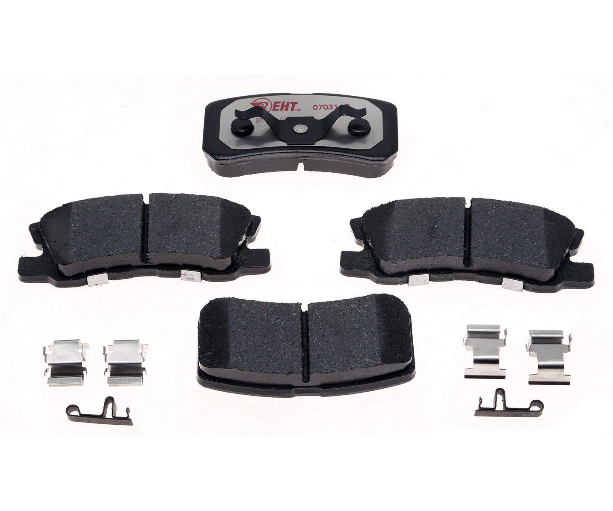 2017, 2016, 2015, 2014, 2013, 2012, 2011, 2010, 2009, 2008, 2007 Jeep Compass Disc Brake Pad Set
