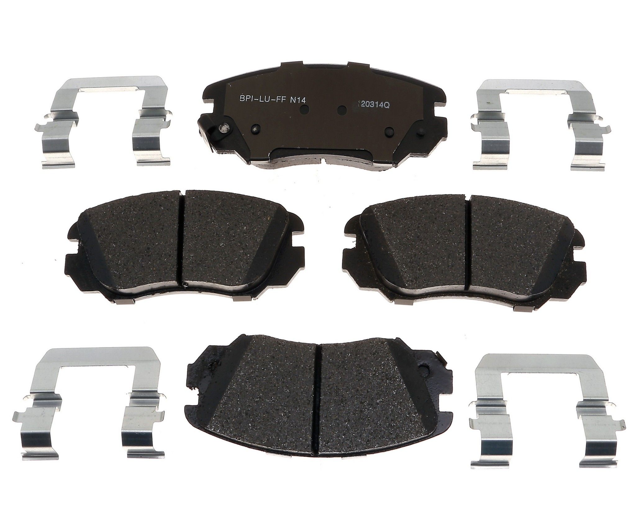 2017, 2016, 2015, 2014, 2013, 2012, 2011, 2010 Chevrolet Equinox Disc Brake Pad Set