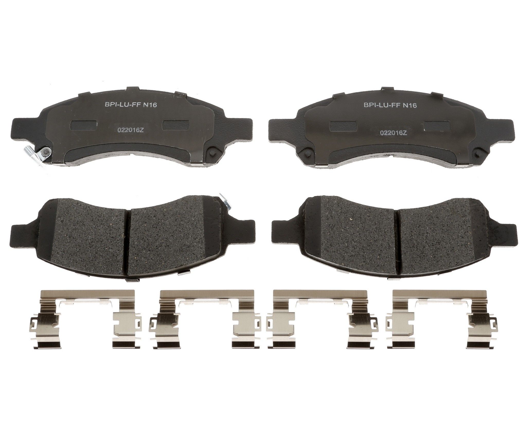 2017, 2016, 2015, 2014, 2013, 2012, 2011, 2010, 2009 Chevrolet Traverse Disc Brake Pad Set