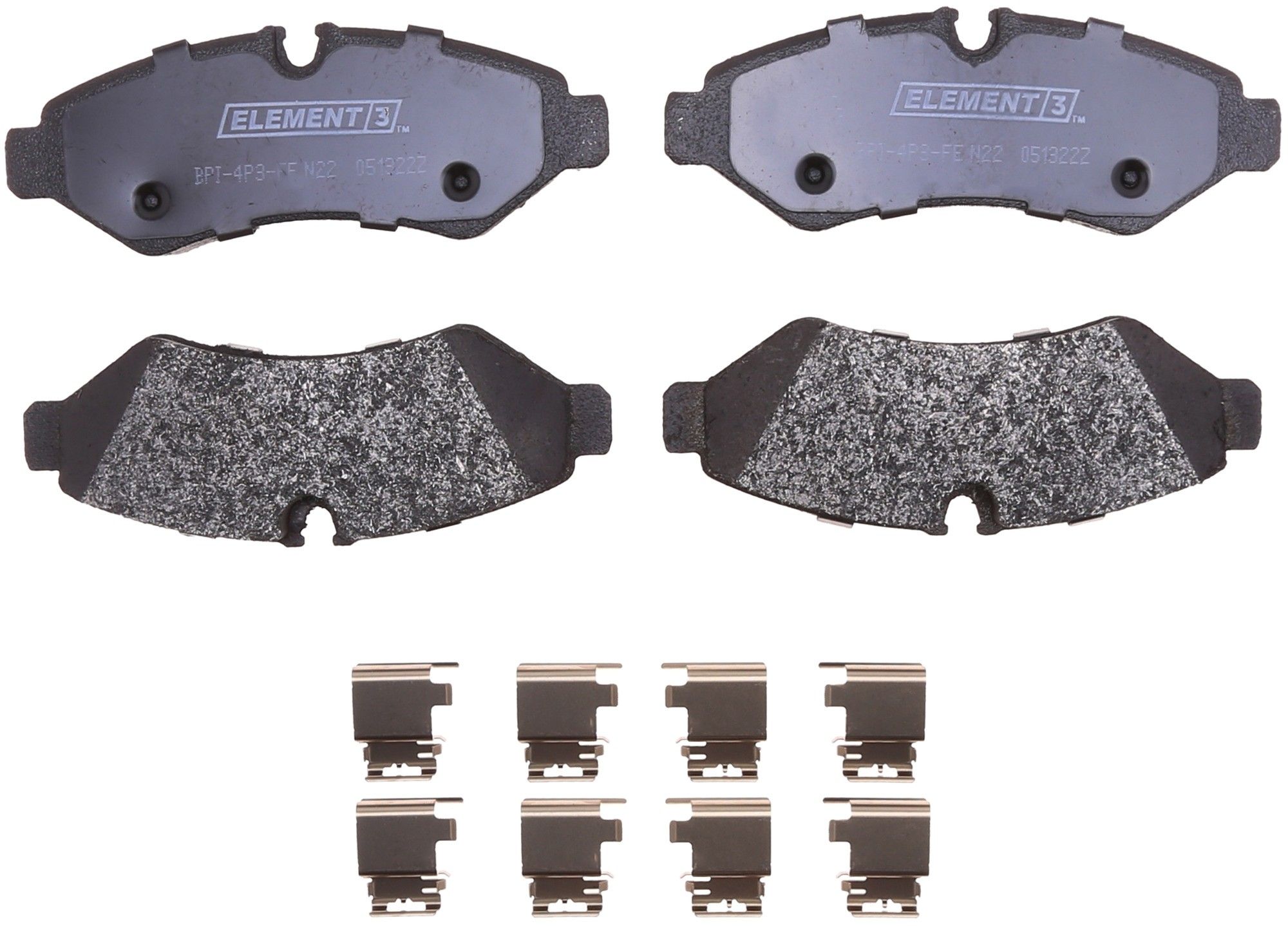 2021, 2020, 2019 Freightliner Sprinter 2500 2019-2021 Mercedes-Benz Sprinter 1500 Disc Brake Pad Set