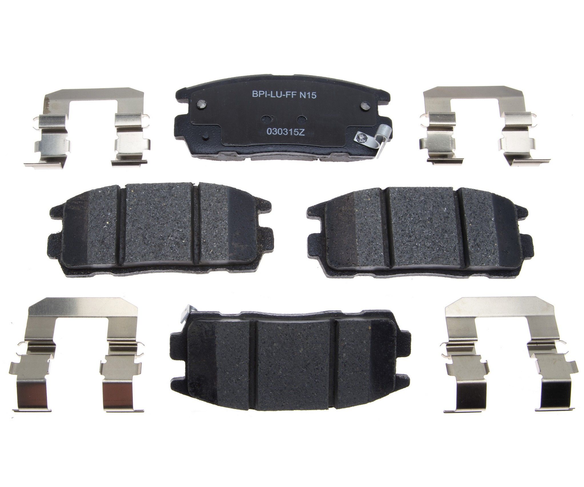 2017, 2016, 2015, 2014, 2013, 2012, 2011, 2010, 2009, 2008, 2007 Chevrolet Equinox Sport Disc Brake Pad Set