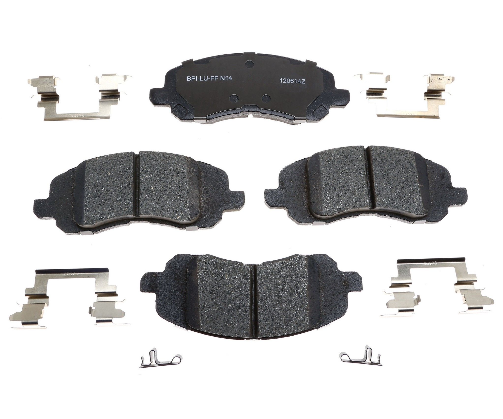 2017, 2016, 2015, 2014, 2013, 2012, 2011, 2010, 2009 Jeep Compass Disc Brake Pad Set