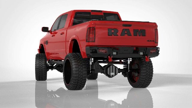 2011-2018 Ram 3500 Bumper - Rear (Road Armor)
