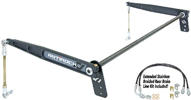 2007-2017 Jeep Wrangler Suspension Stabilizer Bar Assembly - Rear (RockJock 4x4)
