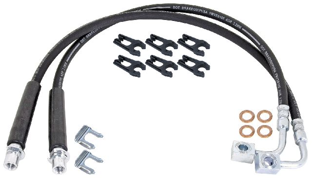 1962-2024 Jeep Gladiator Brake Hydraulic Hose Kit -  or Rear (RockJock 4x4)