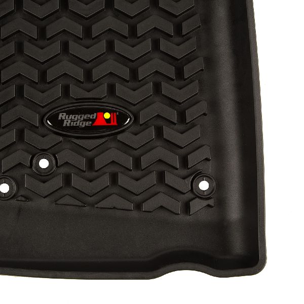 2007-2017 Jeep Wrangler Floor Mat Set - Front (Rugged Ridge)