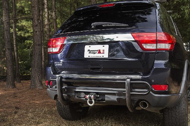 2015-2017 Jeep Wrangler Bumper Guard - Rear (Rugged Ridge)