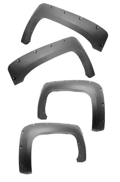 2007-2009 Chevrolet Silverado 1500 Fender Flare - Front and Rear (Rugged Ridge)