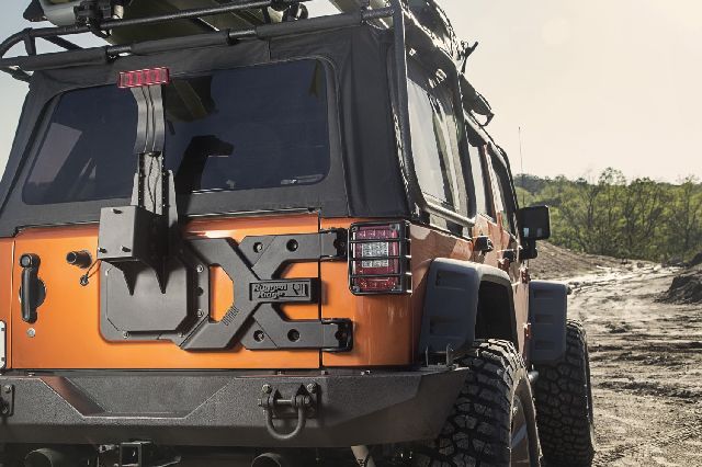 2007-2017 Jeep Wrangler Spare Tire Carrier (Rugged Ridge)