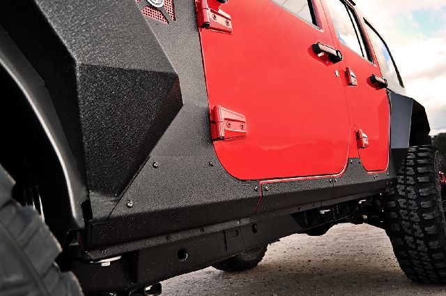 2007-2017 Jeep Wrangler Rocker Panel Guard (Rugged Ridge)