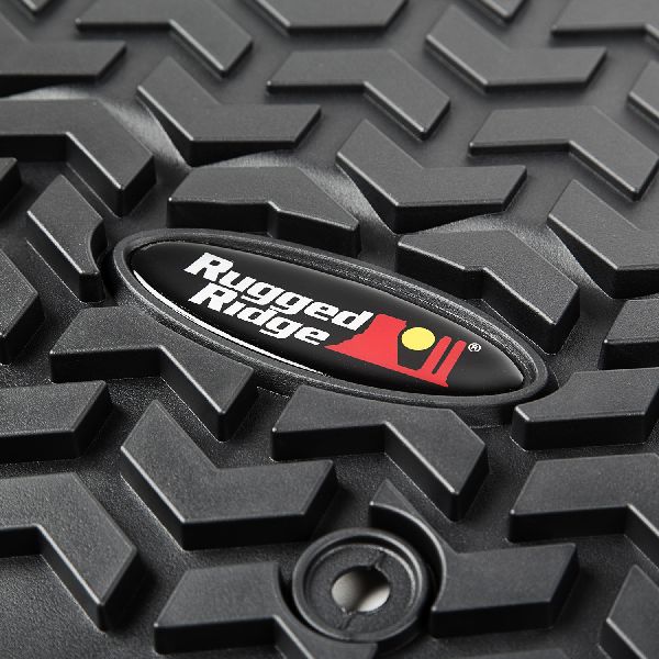 2007-2017 Jeep Wrangler Floor Mat Set - Front (Rugged Ridge)
