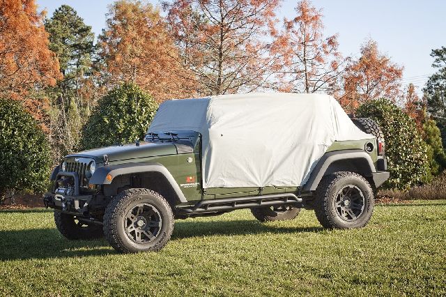 2018-2022 Jeep Wrangler Car Cover (Rugged Ridge)