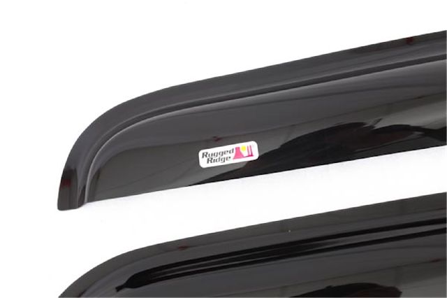 2007-2017 Jeep Wrangler Window Deflector - Front (Rugged Ridge)