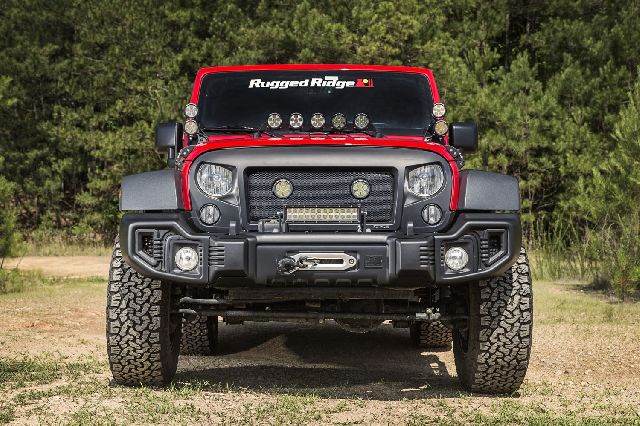 2007-2017 Jeep Wrangler Bumper - Front (Rugged Ridge)