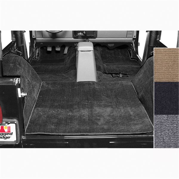 1987-1995 Jeep Wrangler Floor Carpet - Front and Rear (Rugged Ridge)