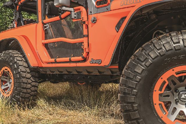 2018-2024 Jeep Wrangler Rocker Panel Guard (Rugged Ridge)